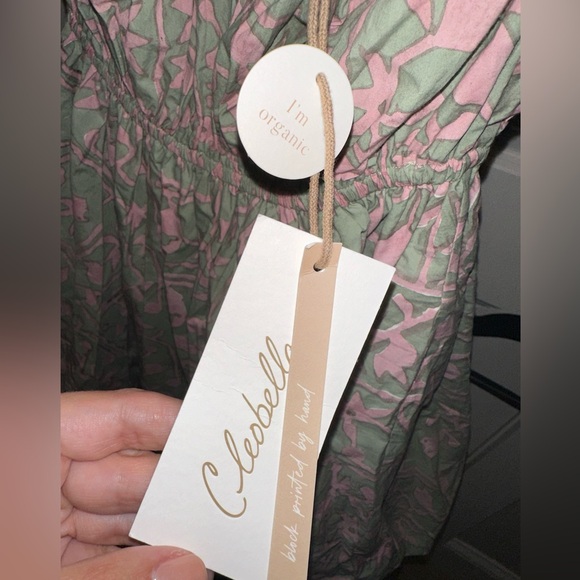 Cleobella Flora Block-Print Fit-&-Flare Mini Dress NEW - Picture 5 of 5